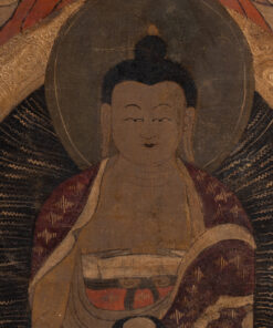 Tibetan Thangka Buddha - Face Detail - Styylish