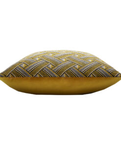 Rock Mustard Cushion- Side View- Styylish