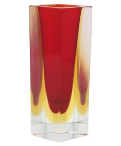 Red Murano Vase Flavio Poli - Styylish