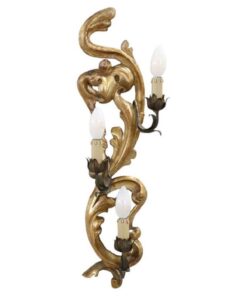 Gilded Wood Wall Sconce- Styylish