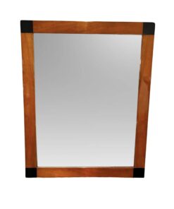 Biedermeier Mirror Ebonized Corners - Styylish