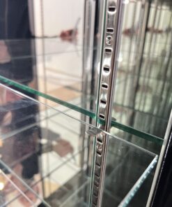 Small Art Deco Sideboard - Glass Shelf - Styylish