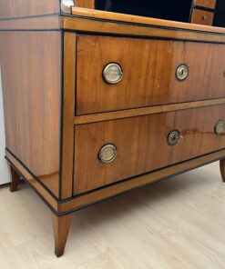 Biedermeier Roll-Top Desk - Bottom Drawer Detail - Styylish