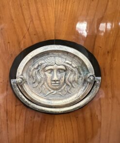 Biedermeier Roll-Top Desk - Medallion Detail - Styylish