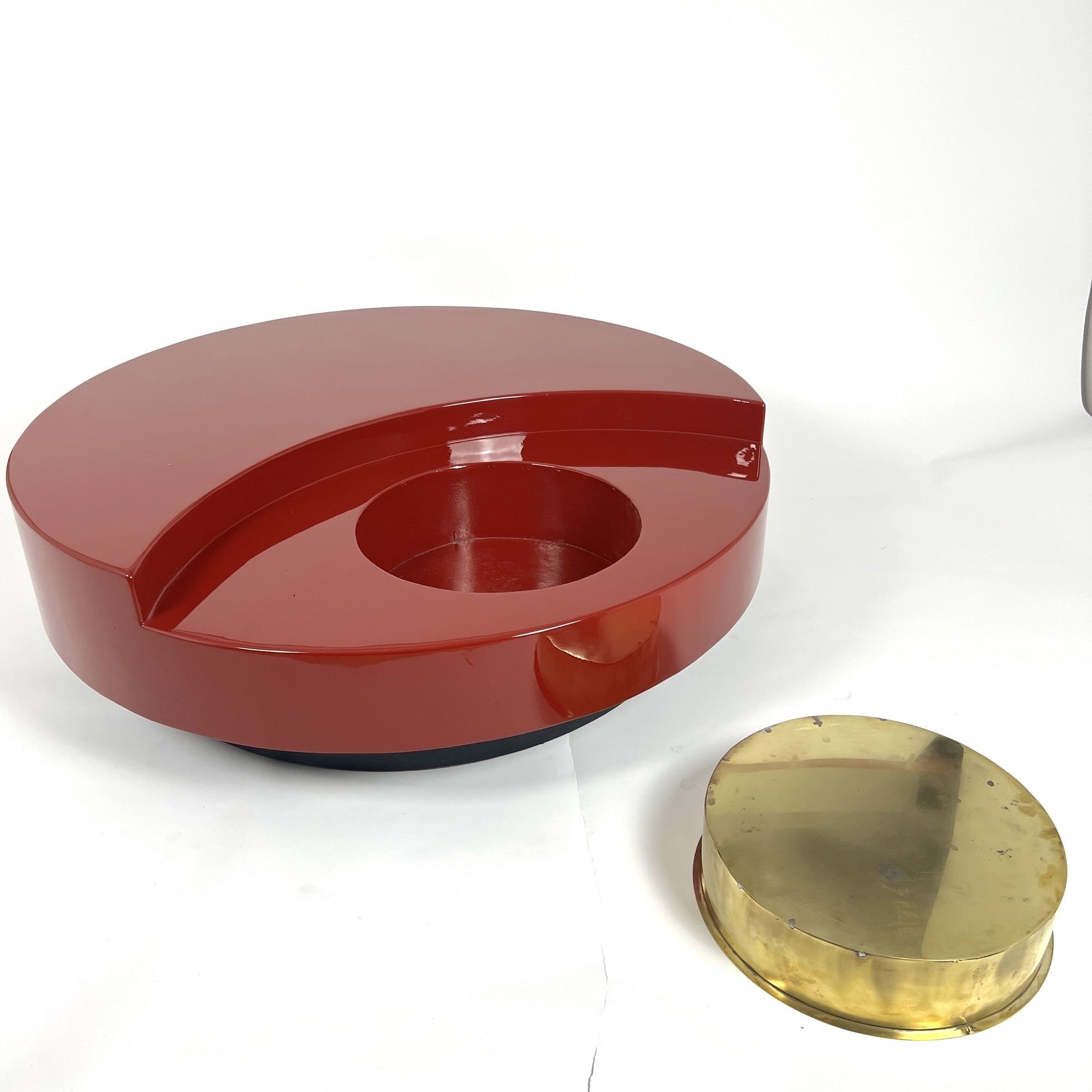 Willy Rizzo Coffee Table 'TRG' - Removable Tray - Styylish