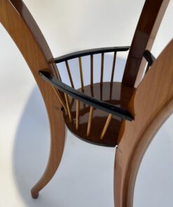 Biedermeier Sewing Table Cherry - Bottom Shelf Detail - Styylish