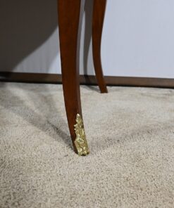 Small Mahogany Sloping Desk - Gold Feet - Styylish