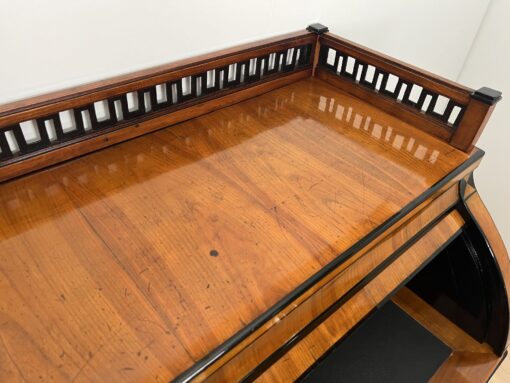 Biedermeier Roll-Top Desk - Top Detail - Styylish