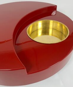 Willy Rizzo Coffee Table 'TRG' - Gold Tray - Styylish