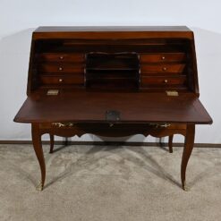 Small Mahogany Sloping Desk - Desk Open - Styylish