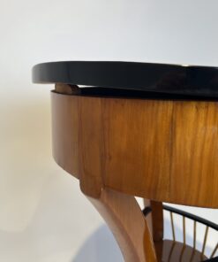 Biedermeier Sewing Table Cherry - Wood Detail - Styylish