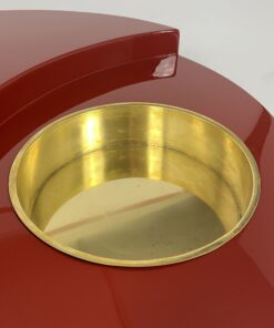 Willy Rizzo Coffee Table 'TRG' - Gold Tray Detail - Styylish