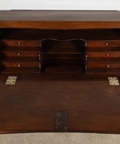 Small Mahogany Sloping Desk - Interior Compartments - Styylish