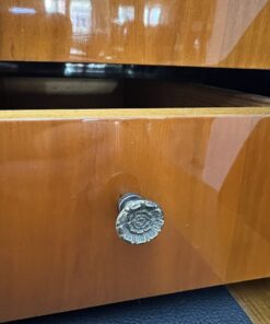 Biedermeier Roll-Top Desk - Handle Detail - Styylish