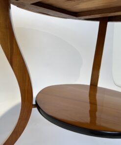 Round Biedermeier Side Table - Curved Leg - Styylish