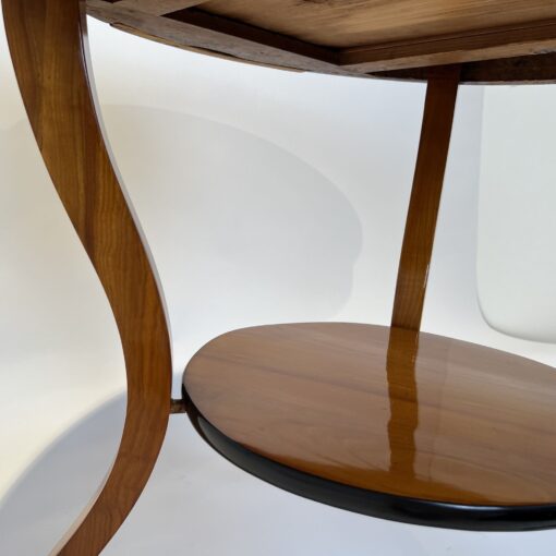 Round Biedermeier Side Table - Curved Leg - Styylish