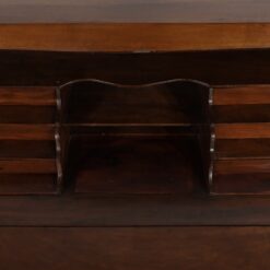 Small Mahogany Sloping Desk - Interior Compartments with Knobs - Styylish