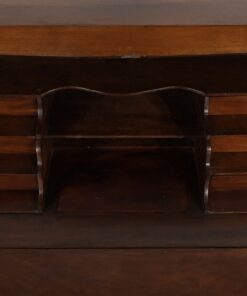 Small Mahogany Sloping Desk - Interior Compartments with Knobs - Styylish