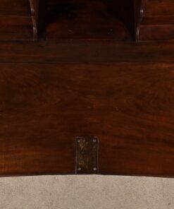 Small Mahogany Sloping Desk - Top of Desk Plate - Styylish
