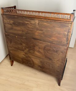 Biedermeier Roll-Top Desk - Back Profile - Styylish