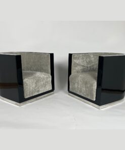 Pair of Art Deco Club Chairs - Together - Styylish