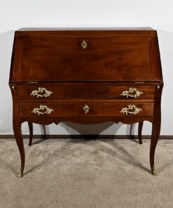 Small Mahogany Sloping Desk - Front - Styylish