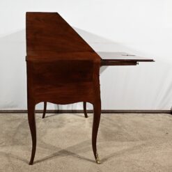 Small Mahogany Sloping Desk - Side Profile - Styylish