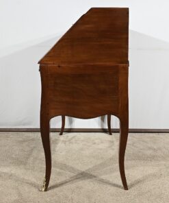 Small Mahogany Sloping Desk - Side Desk Closed - Styylish