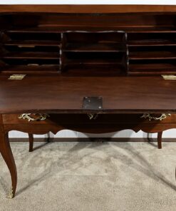 Small Mahogany Sloping Desk - Front Open - Styylish