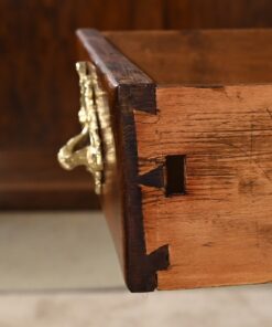 Small Mahogany Sloping Desk - Side Drawers - Styylish