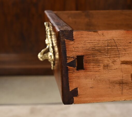 Small Mahogany Sloping Desk - Side Drawers - Styylish