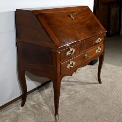 Small Mahogany Sloping Desk - Side Detail - Styylish