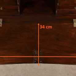 Small Mahogany Sloping Desk - Desk Dimensions - Styylish