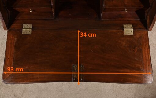 Small Mahogany Sloping Desk - Desk Dimensions - Styylish