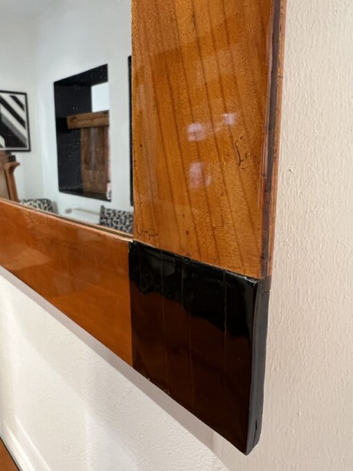 Biedermeier Mirror Ebonized Right Corner - Ebonized Corner - Styylish