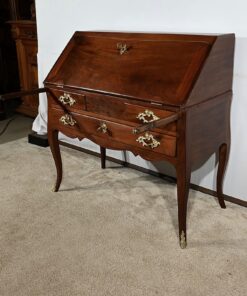 Small Mahogany Sloping Desk - Desk Extension - Styylish