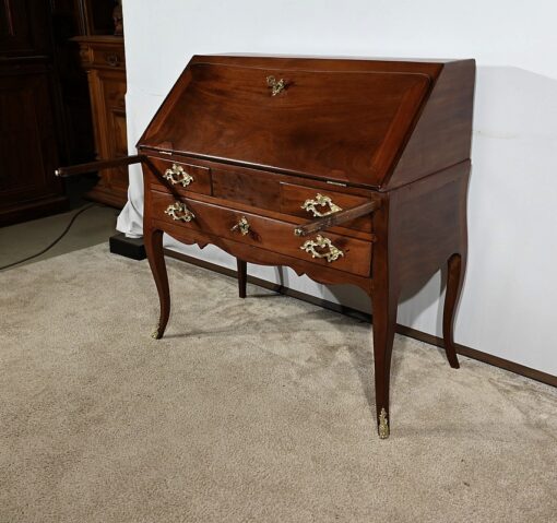 Small Mahogany Sloping Desk - Desk Extension - Styylish