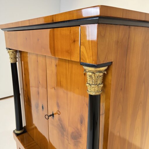 German Biedermeier Half-Cabinet - Side Detail - Styylish