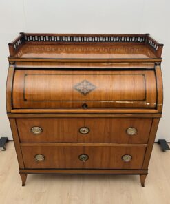 Biedermeier Roll-Top Desk - Front Profile - Styylish