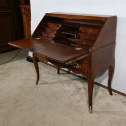 Small Mahogany Sloping Desk - Desk Plate Extension - Styylish