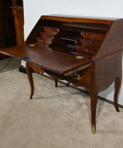 Small Mahogany Sloping Desk - Desk Plate Extension - Styylish