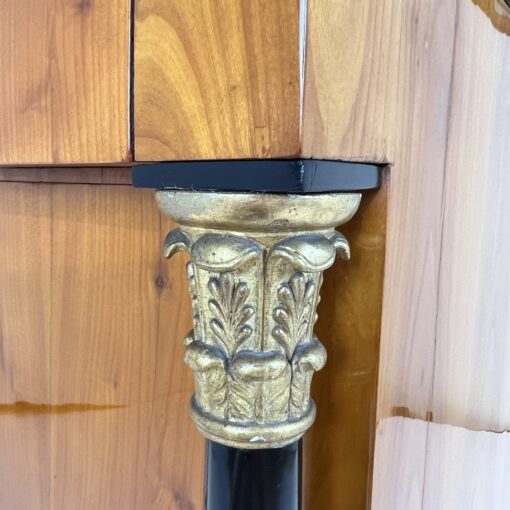 German Biedermeier Half-Cabinet - Column Detail - Styylish