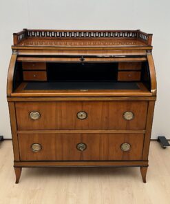 Biedermeier Roll-Top Desk - Roll Top Up - Styylish