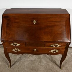 Small Mahogany Sloping Desk - Closed Top - Styylish