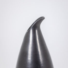 Les Potiers d’Accolay Turned Earthenware Vase, 1955