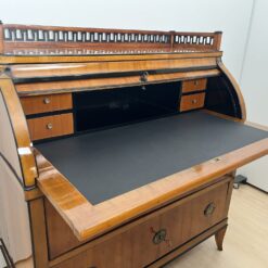 Biedermeier Roll-Top Desk - Extended Desk Plate - Styylish