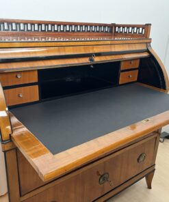 Biedermeier Roll-Top Desk - Extended Desk Plate - Styylish