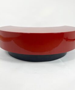 Willy Rizzo Coffee Table 'TRG' - Side Lacquer Detail - Styylish