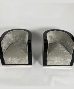 Pair of Art Deco Club Chairs - Set of Two - Styylish