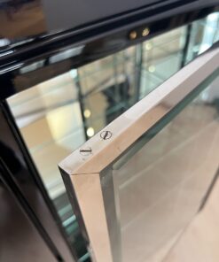 Small Art Deco Sideboard - Chrome Edge Door - Styylish